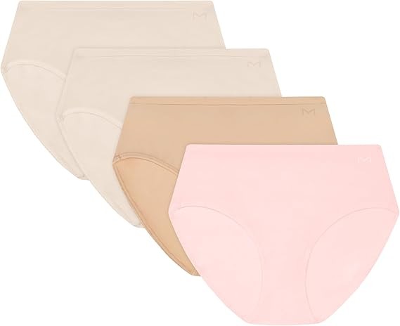 Maidenform womens Underwear Briefs, High-rise Brief Panties for Women, Seamless Panty, Stretch Microfiber
