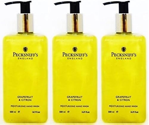 Pecksniff's Grapefruit & Citron Hand Wash, 16.9 fl oz, Set of 3