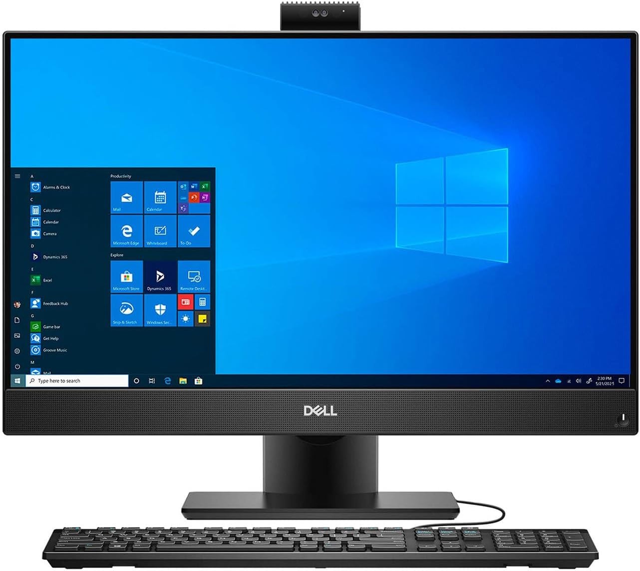 Dell Optiplex 5480 All-in-One Desktop Computer, 23.8" FHD(1920x1080) AIO Desktop, Intel Core i5-10500T, 16GB RAM, 512GB SSD, Mouse & Keyboard, WiFi, Windows 11 Pro (Renewed)