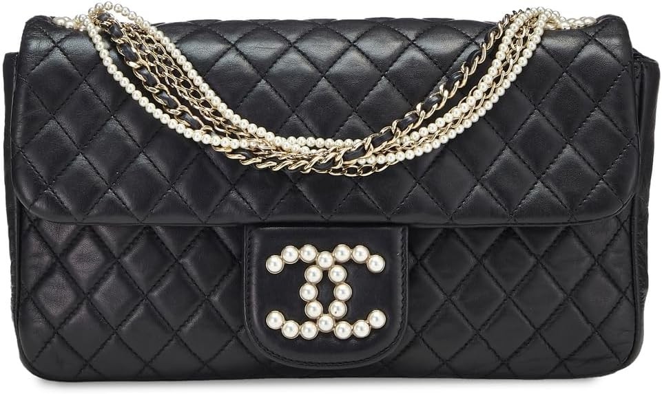CHANEL Women's Pre-Loved Black Lambskin Westminster 10" Bag