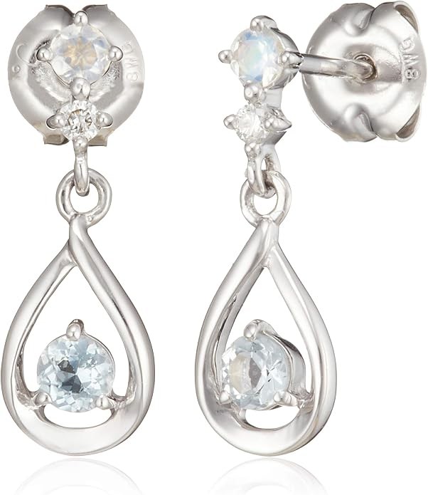 Yondosi 11191-115-3201-00-00 Women's 4°C 18K White Gold Earrings, K18